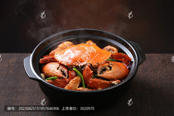 金牌大青蟹炆走地雞