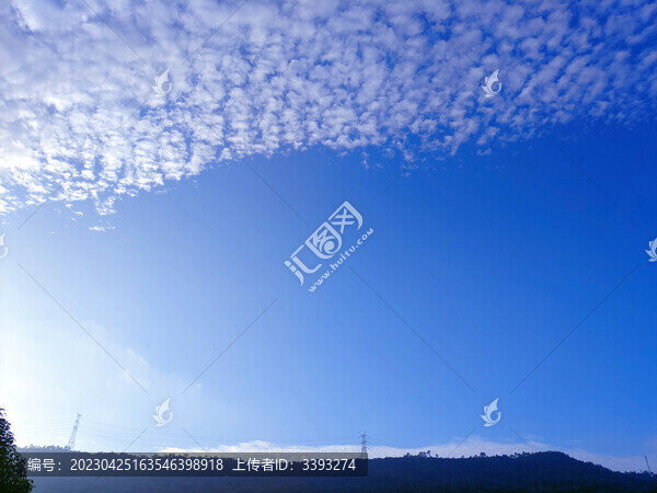 藍天白云