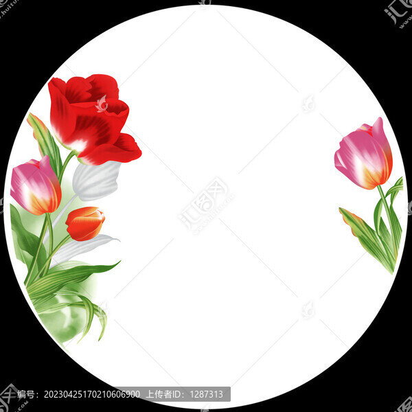 陶瓷花面