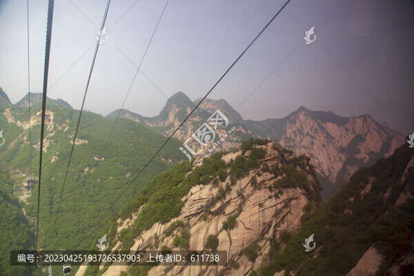 陜西華山西峰風(fēng)景
