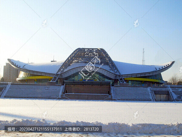 北京理工大學(xué)校園雪景