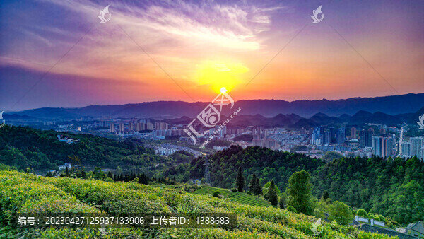 夕陽落日