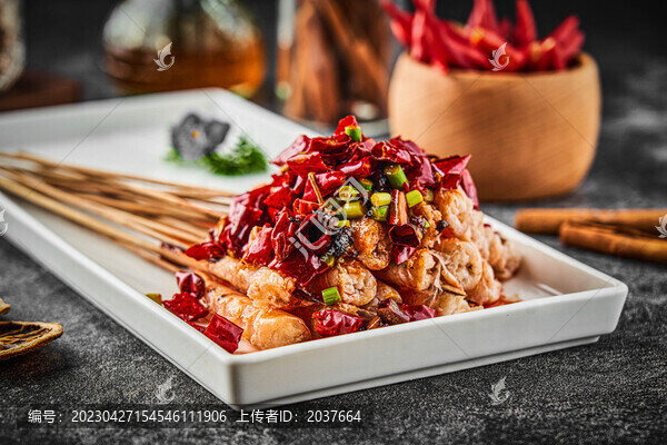 串燒蝦