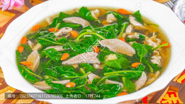 枸杞葉子豬肝湯