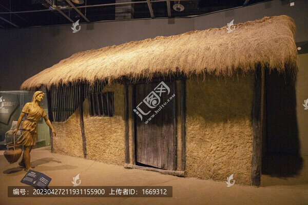 成都金沙遺址博物館茅草屋