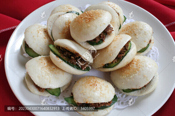 吉祥富貴餅肉夾饃