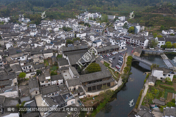 安徽歙縣徽派呈坎古村