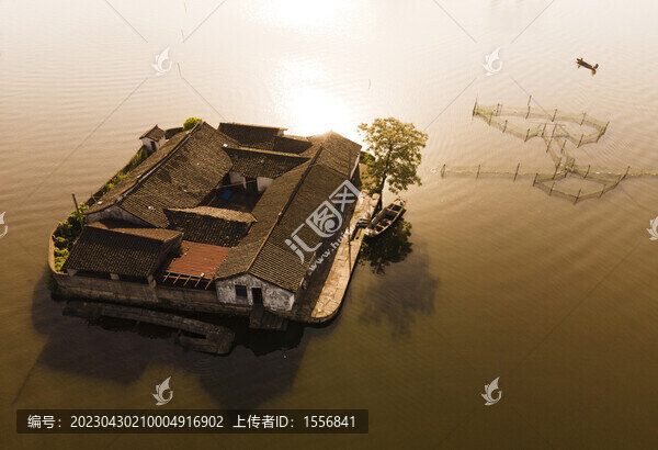 紹興則水牌水心庵航拍