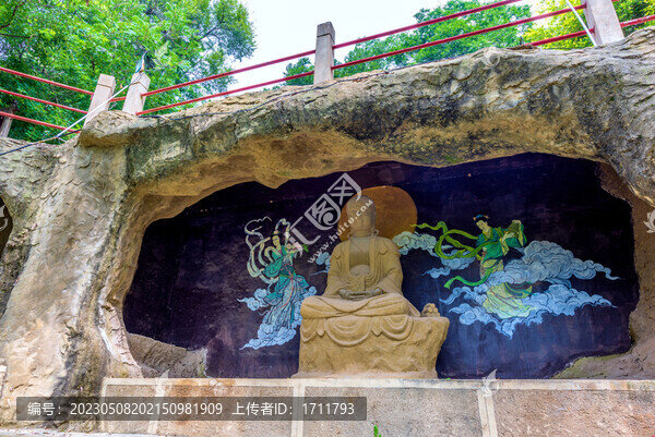 中國(guó)遼寧錦州義縣萬(wàn)佛堂石窟