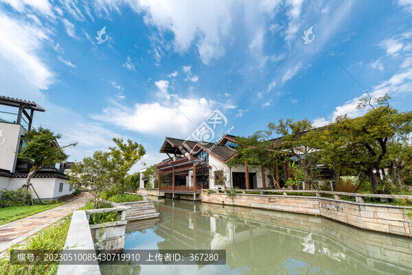 江南水鄉(xiāng)中式仿古建筑