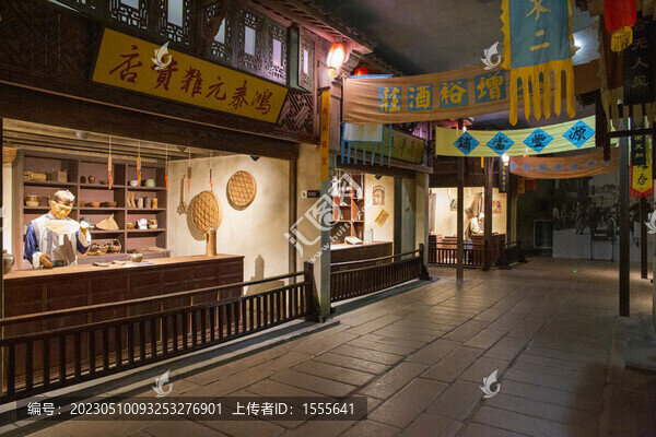 老街老店鋪場景