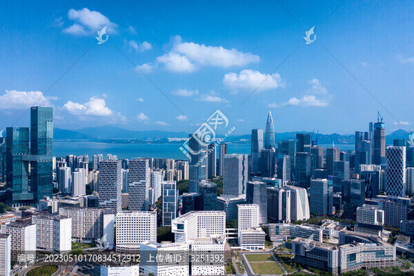 深圳南山粵海街道全景