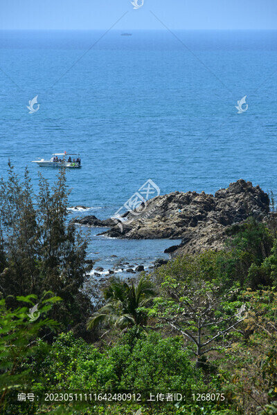海灘熱帶海濱海南島海岸三亞