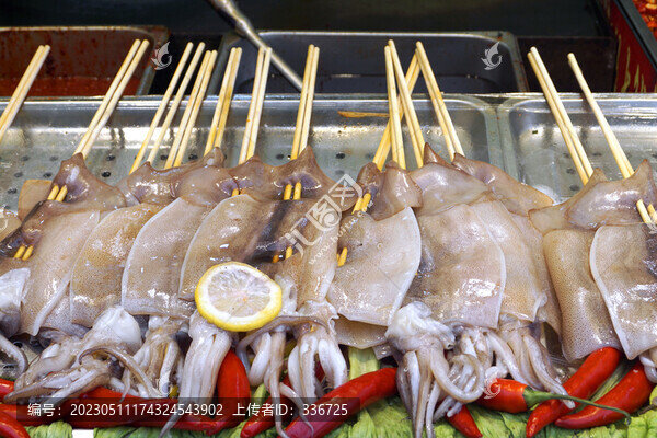 魷魚燒烤