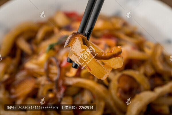 爆炒豬皮