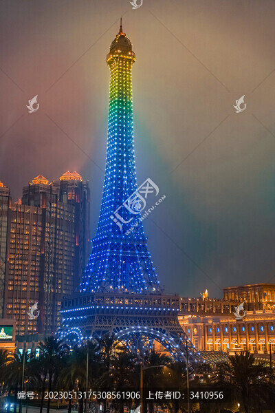 澳門建筑夜景