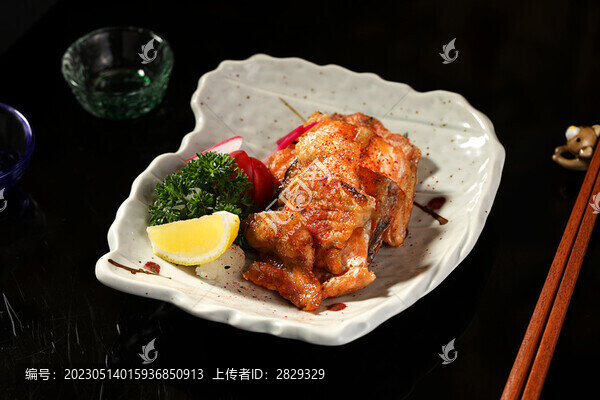 鹽烤三文魚骨