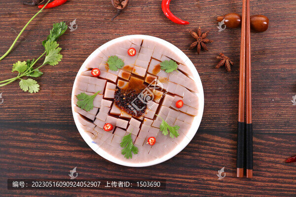 山西美食碗托灌腸