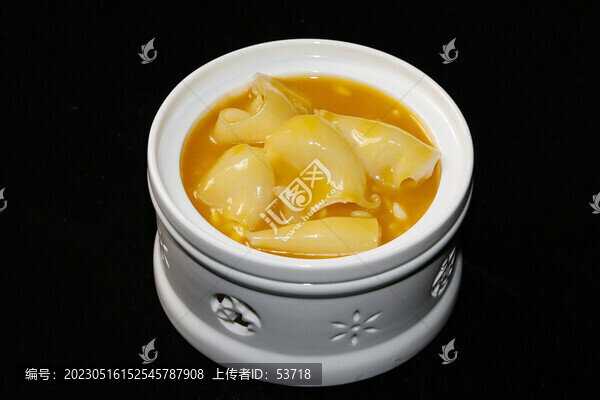 金湯燕麥燴花膠