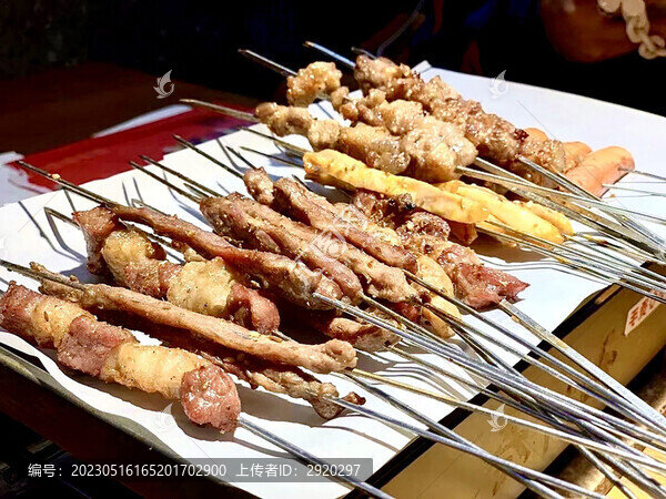 燒烤烤串羊肉牛肉串