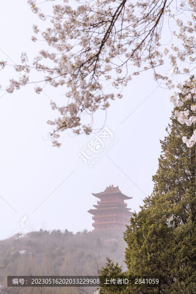 中國遼寧丹東錦江山公園風景