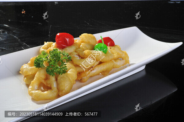 酥鮮魷圈