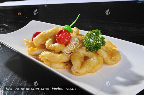 酥鮮魷圈