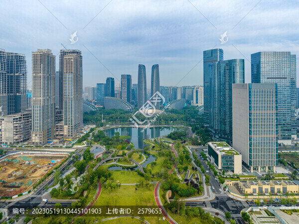 成都交子公園建筑