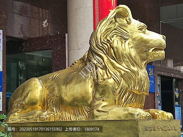 雄獅雕塑