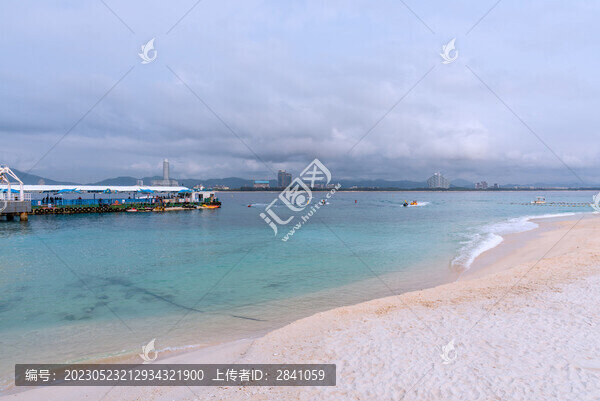 中國海南三亞蜈支洲島風光