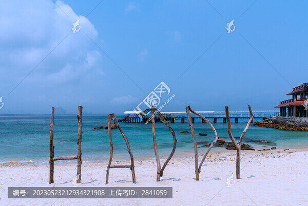中國(guó)海南三亞蜈支洲島風(fēng)光