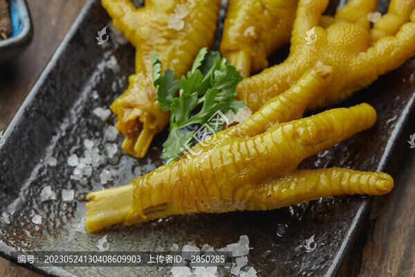 鹽焗鹵雞爪
