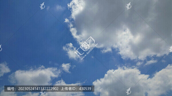 藍(lán)天白云天空背景