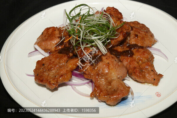 香煎黑豬肉