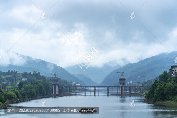 渠江風光