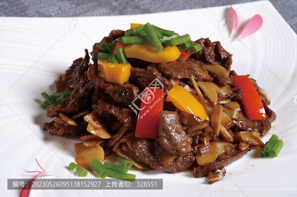 蒜爆羊肉