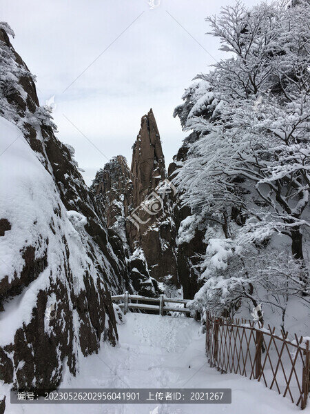 黃山雪景