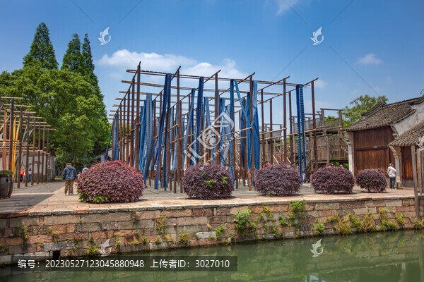 烏鎮(zhèn)西柵景區(qū)染坊
