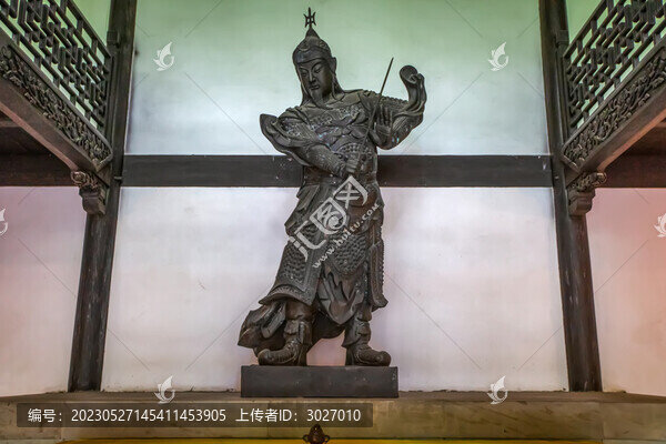 烏鎮(zhèn)烏將軍廟塑像