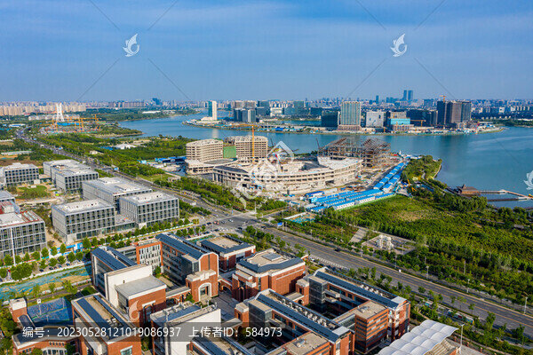 鄭州國際文化交流中心施工工地
