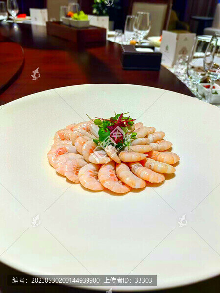 白蝦涼菜