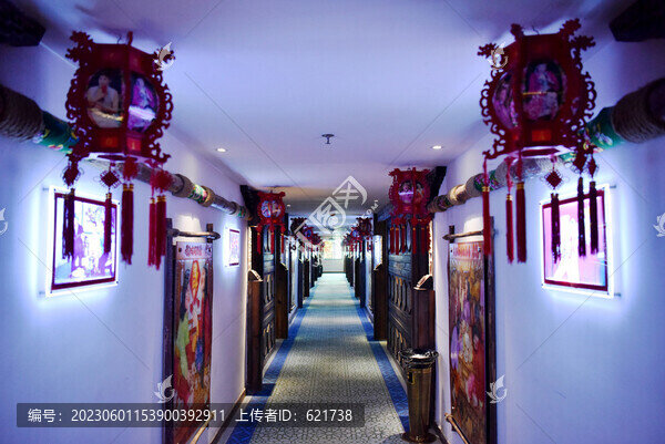 民俗酒店的內(nèi)部陳設(shè)