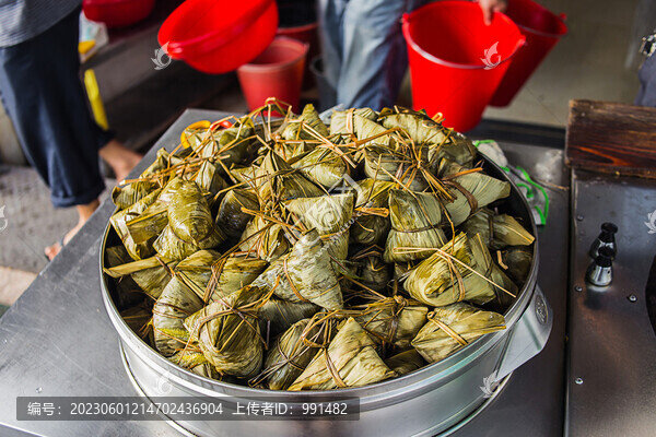 傳統(tǒng)中國民俗端午節(jié)粽子