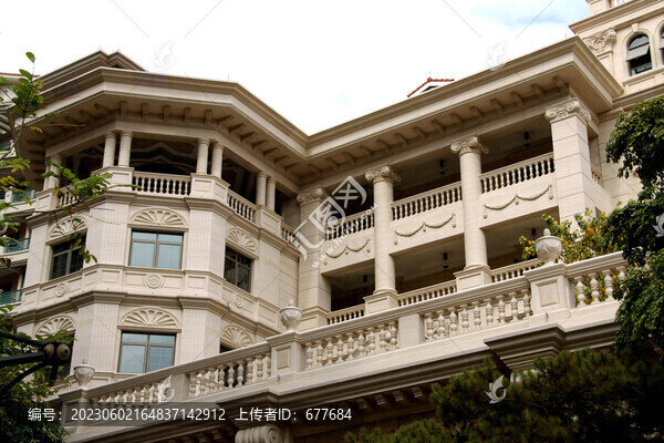 別墅外觀建筑工程家居房子豪宅