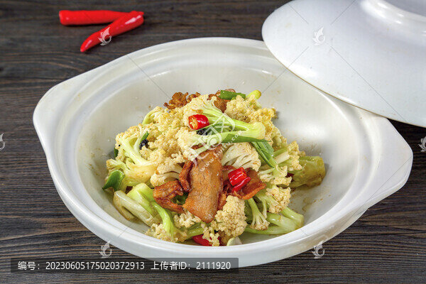砂煲花菜
