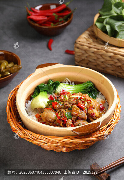 肉炒肉蓋碼飯