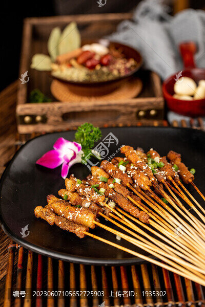 羊肉串牛肉串燒烤