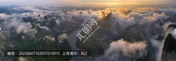 桂林漓江全景圖