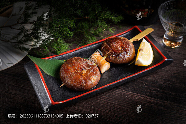 串烤香菇