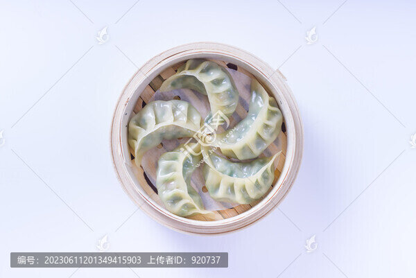 韭菜蒸餃